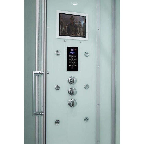 Maya Bath Anzio Platinum Freestanding Steam Shower - The Sauna World