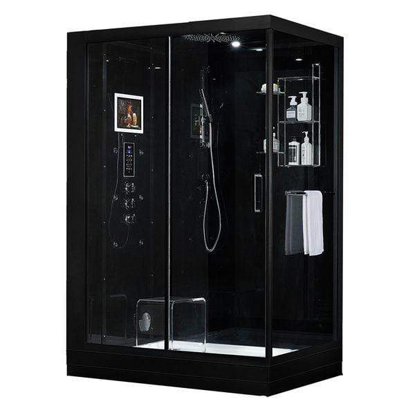 Maya Bath Anzio Platinum Freestanding Steam Shower - The Sauna World