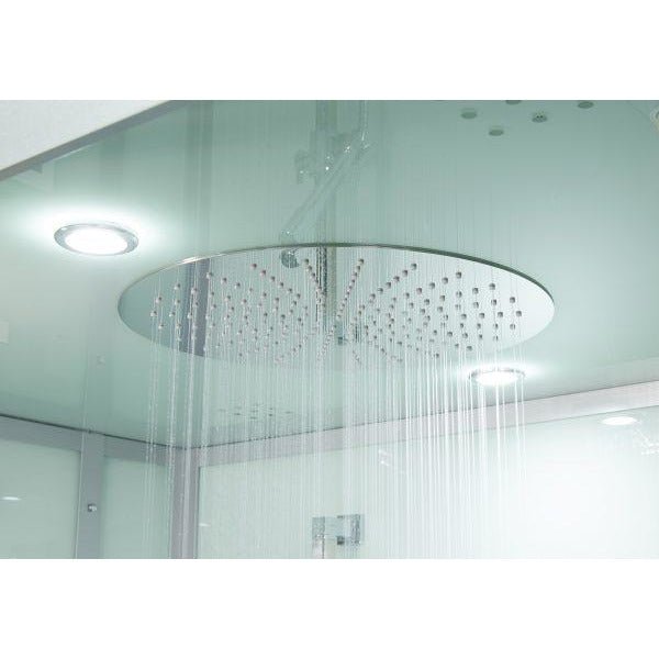 Maya Bath Anzio Platinum Freestanding Steam Shower - The Sauna World