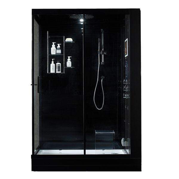 Maya Bath Anzio Platinum Freestanding Steam Shower - The Sauna World