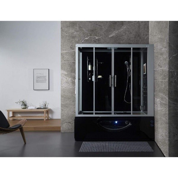 Maya Bath Catania Platinum 2-Person Freestanding Steam Shower - The Sauna World