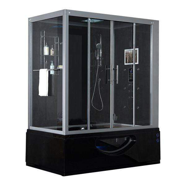 Maya Bath Catania Platinum 2-Person Freestanding Steam Shower - The Sauna World