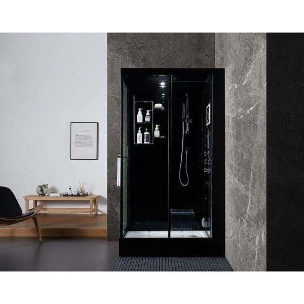 Maya Bath Lucca Platinum Freestanding Steam Shower - The Sauna World