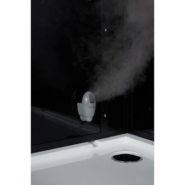 Maya Bath Lucca Platinum Freestanding Steam Shower - The Sauna World