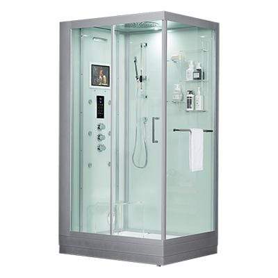 Maya Bath Lucca Platinum Freestanding Steam Shower - The Sauna World