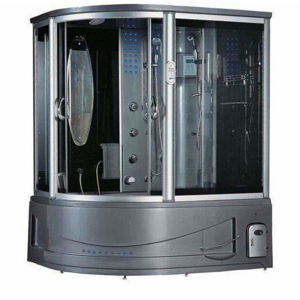 Maya Bath Siena 2-Person Freestanding Steam Shower - The Sauna World