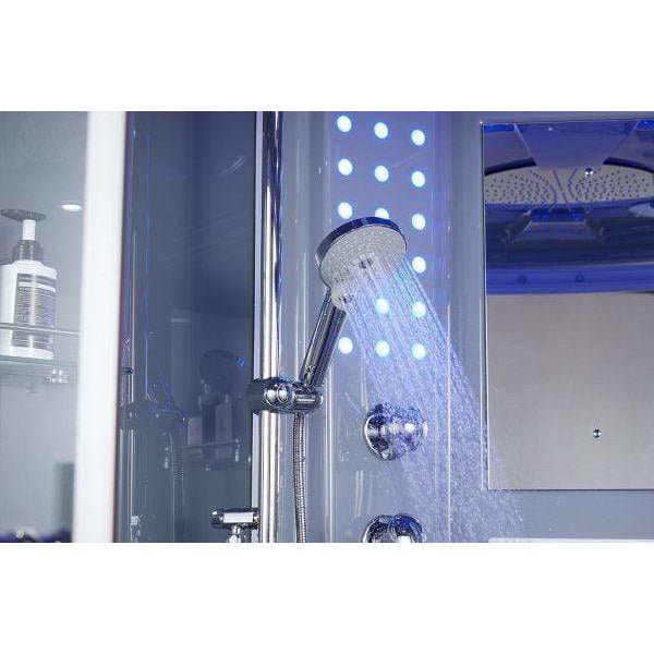 Maya Bath Superior Platinum 2-Person Freestanding Steam Shower - The Sauna World