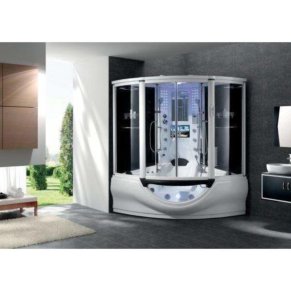 Maya Bath The Superior Platinum White 2-Person Freestanding Steam Shower - The Sauna World