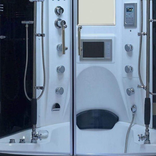 Maya Bath Valencia 2-Person Freestanding Steam Shower - The Sauna World