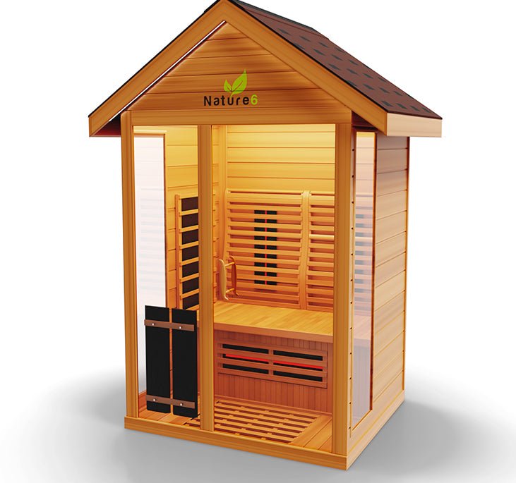 Medical Nature 6 Outdoor Hyrbid Sauna - The Sauna World