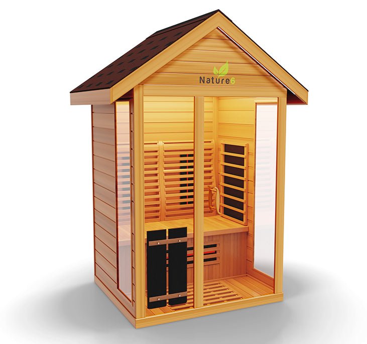 Medical Nature 6 Outdoor Hyrbid Sauna - The Sauna World