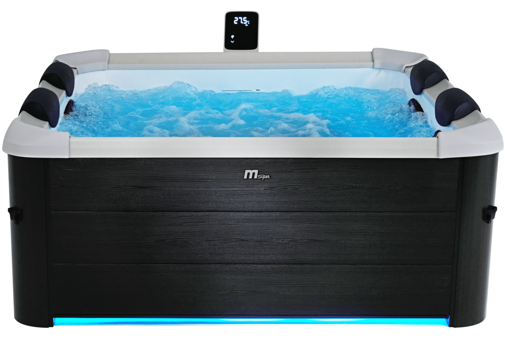 MSPA Oslo Fixed Body Movable 6-Person Hot Tub & Spa with Wi-Fi, App Controlled, Jets & Bubble System - The Sauna World