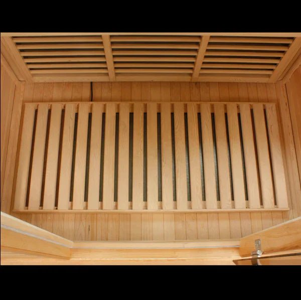 MX-K206-01 Maxxus 2 Person Low EMF FAR Infrared Sauna Canadian Hemlock - The Sauna World