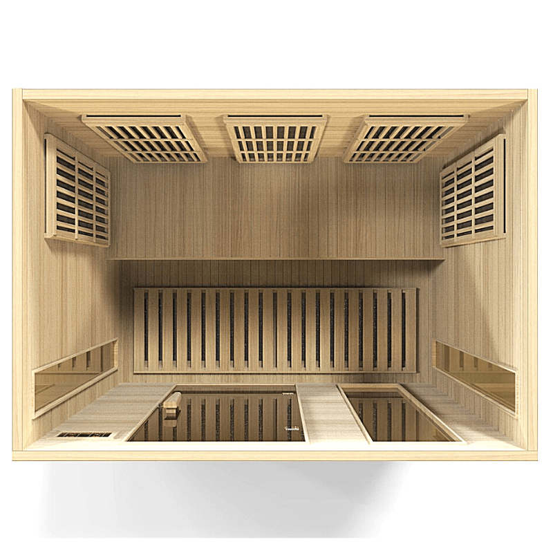 MX-K306-01 Maxxus Low EMF FAR Infrared Sauna Canadian Hemlock - The Sauna World