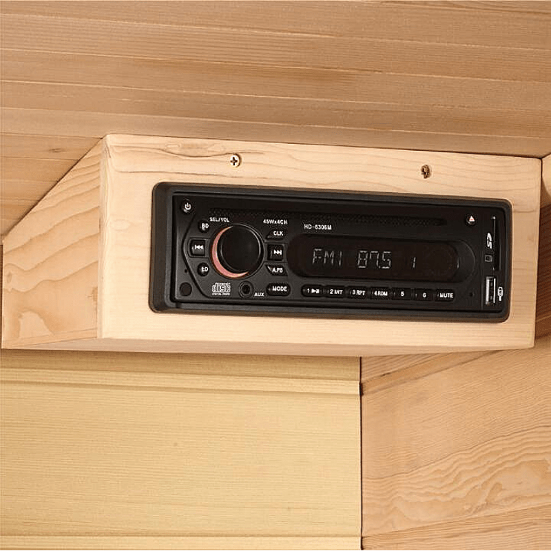 MX-K306-01 Maxxus Low EMF FAR Infrared Sauna Canadian Hemlock - The Sauna World