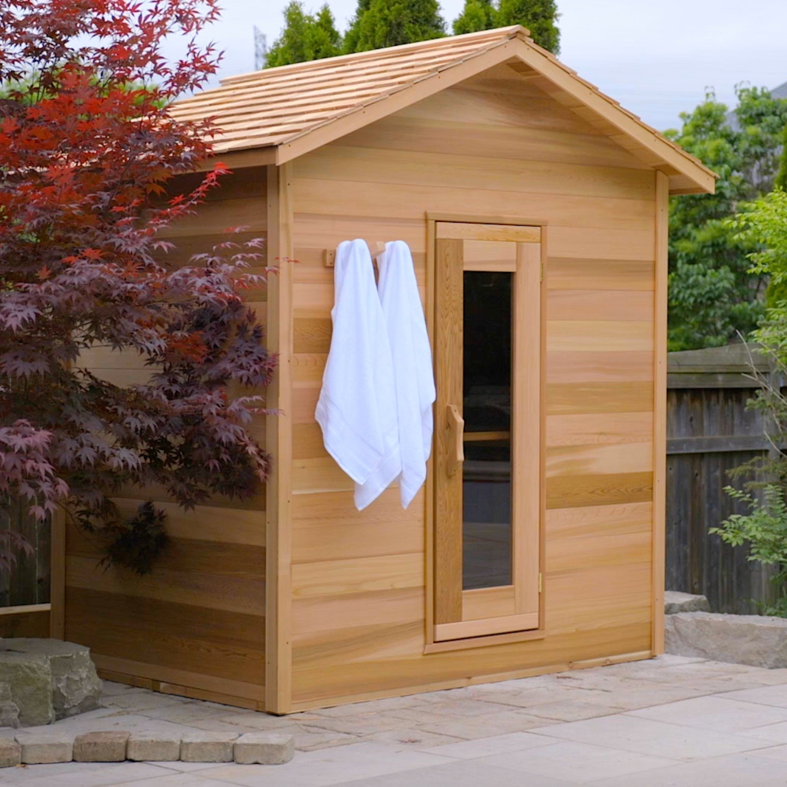 Outdoor Cabin Sauna - The Sauna World