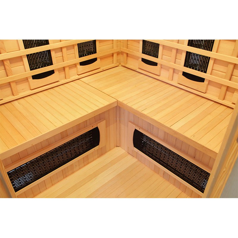 Outdoor Wood Dry Infrared Sauna - The Sauna World