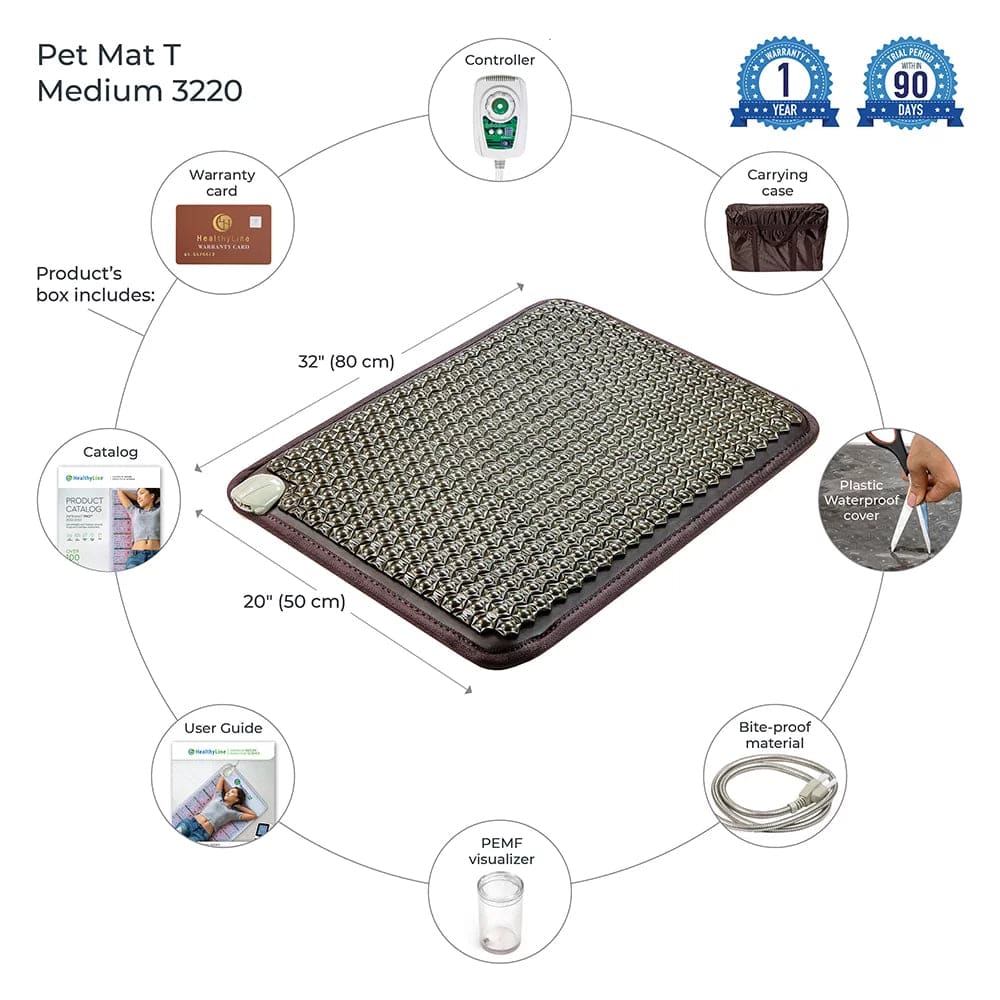 Pet Mat T Medium 3220 Firm - PEMF Inframat Pro by Healthyline - The Sauna World