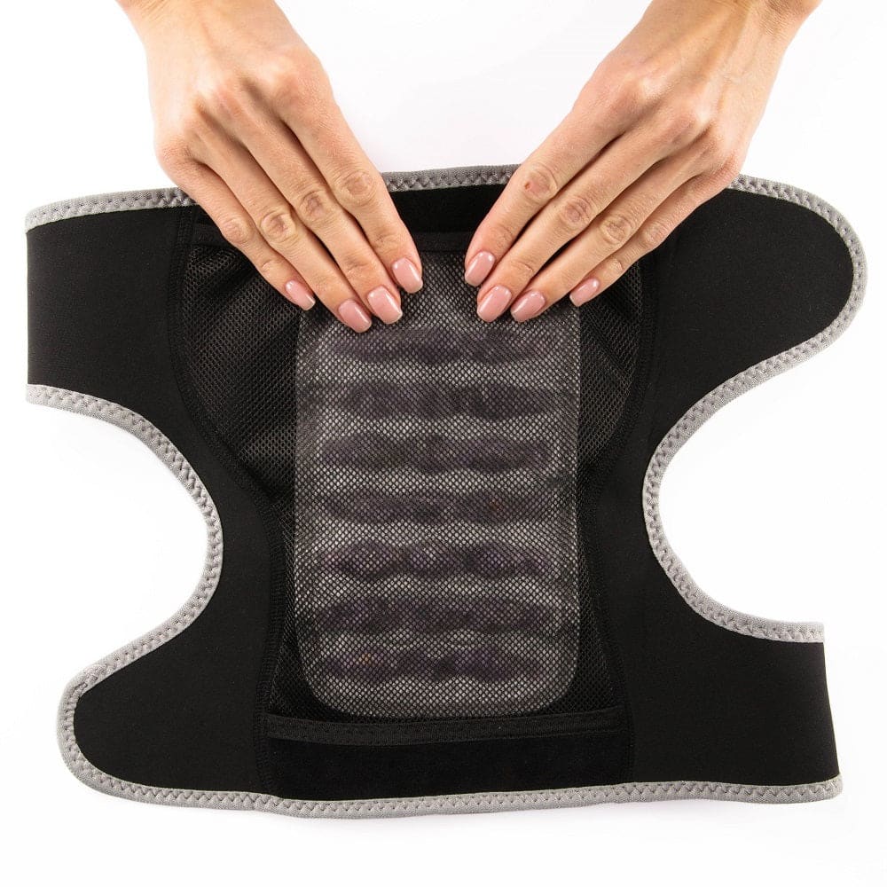 Portable Heated Gemstone Pad - Knee Model with Power-Bank InfraMat Pro Infrared Mat by Healthyline - The Sauna World