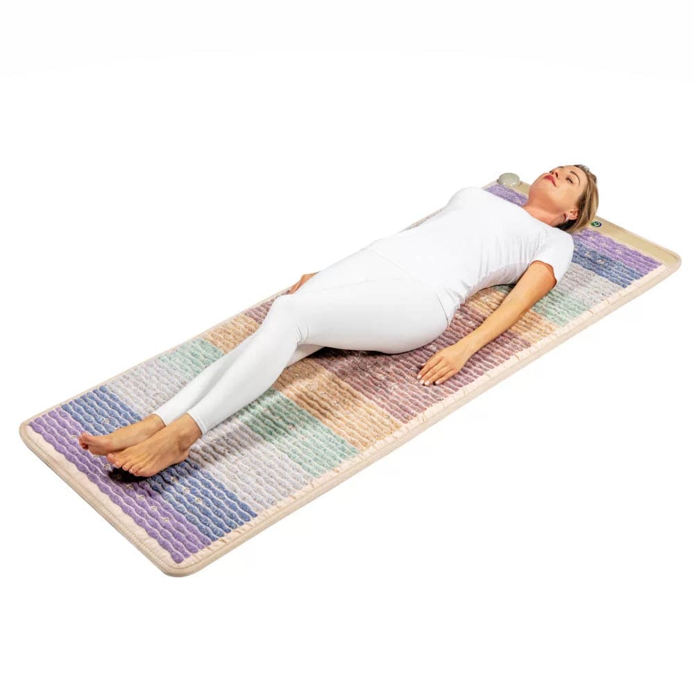 Rainbow Chakra Mat Large 7428 Firm - Photon PEMF Inframat Pro Third Edition Infrared Mat by Healthyline - The Sauna World