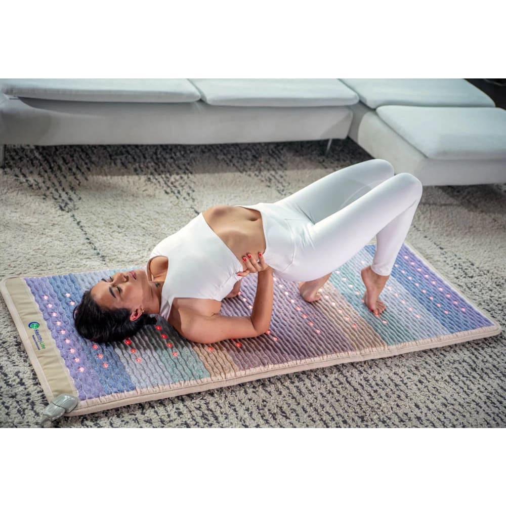 Rainbow Chakra Mat Large 7428 Firm - Photon PEMF Inframat Pro Third Edition Infrared Mat by Healthyline - The Sauna World