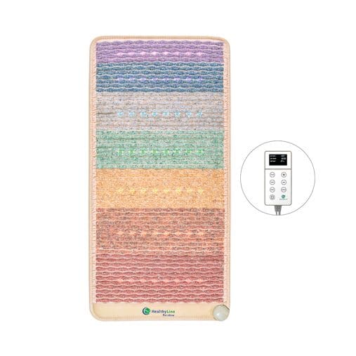 Rainbow Chakra Mat Medium 5024 Firm - Photon PEMF Inframat Pro 3rd Edition by Healthyline - The Sauna World