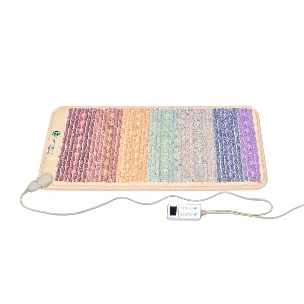 Rainbow Chakra Mat Small 4020 Firm - Photon PEMF Inframat Pro 3rd Edition by Healthyline - The Sauna World