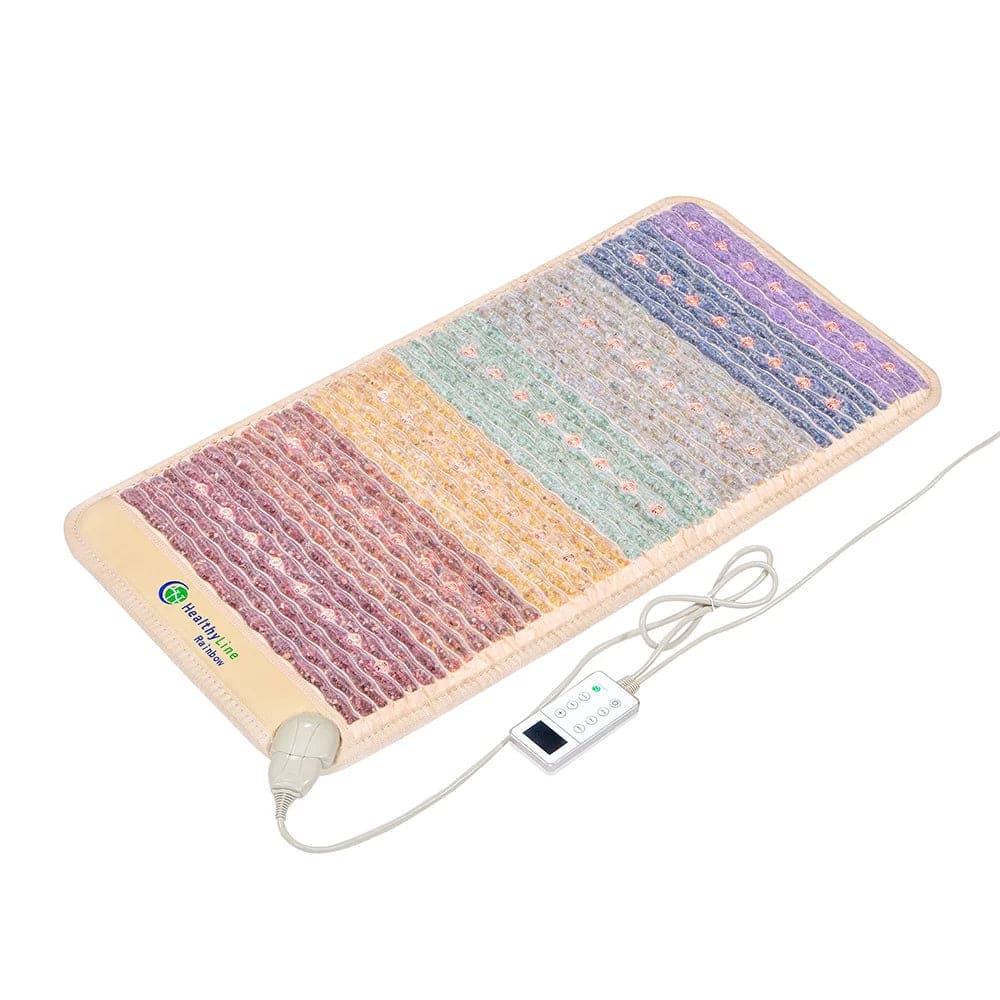 Rainbow Chakra Mat Small 4020 Firm - Photon PEMF Inframat Pro 3rd Edition by Healthyline - The Sauna World