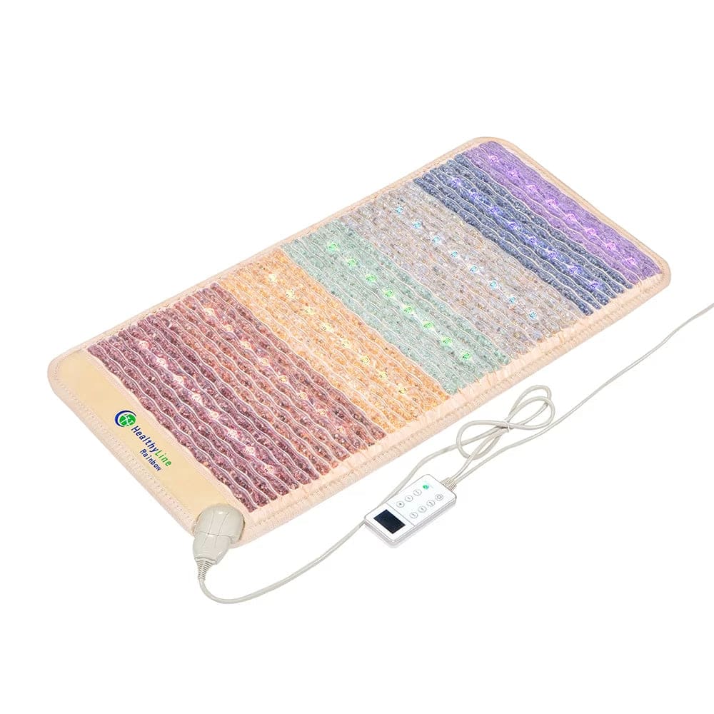 Rainbow Chakra Mat Small 4020 Firm - Photon PEMF Inframat Pro 3rd Edition by Healthyline - The Sauna World