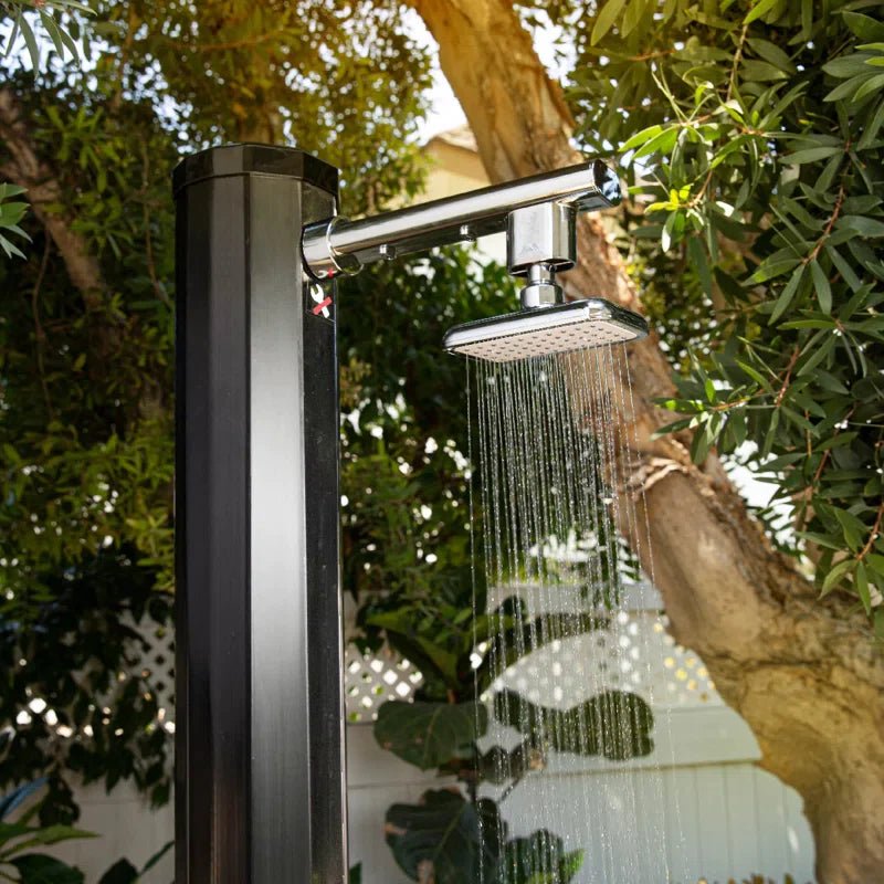 Solar Powered Freestanding Outdoor Shower and Footwash Spout - The Sauna World