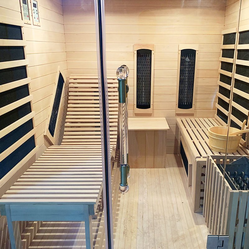 Steam and Far-infrared Dual-purpose Sauna - The Sauna World