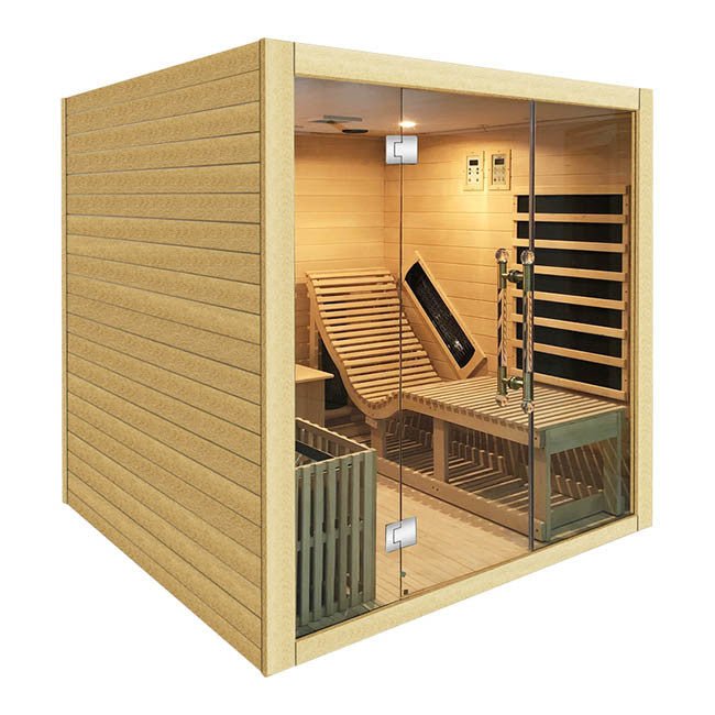 Steam and Far-infrared Dual-purpose Sauna - The Sauna World