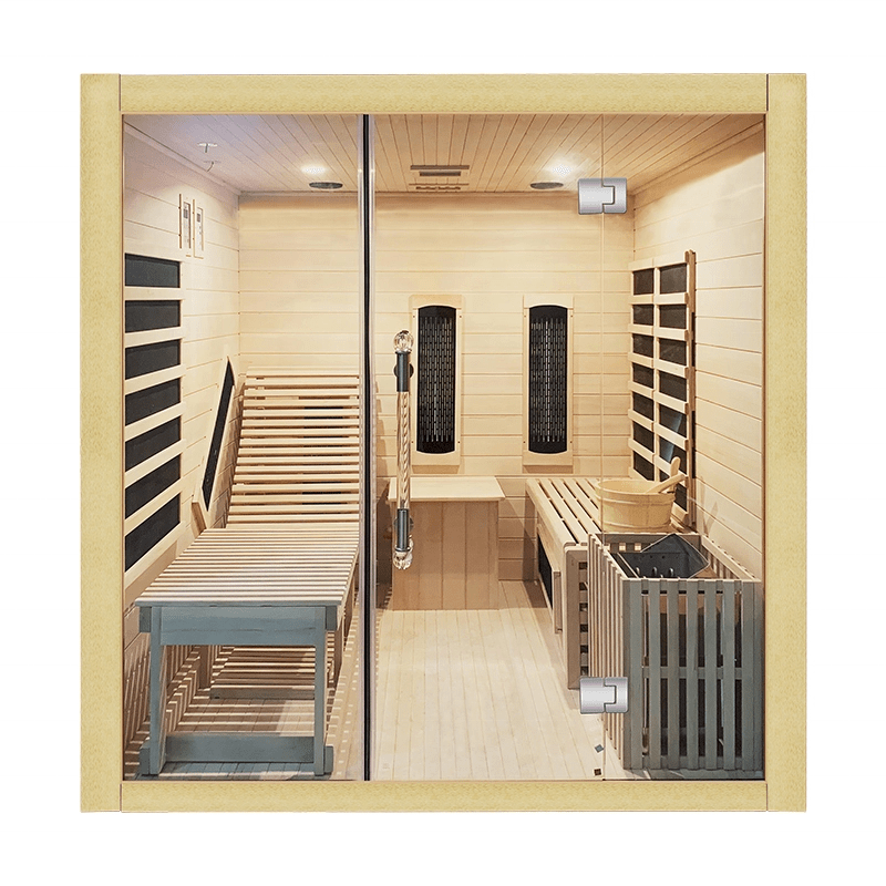 Steam and Far-infrared Dual-purpose Sauna - The Sauna World