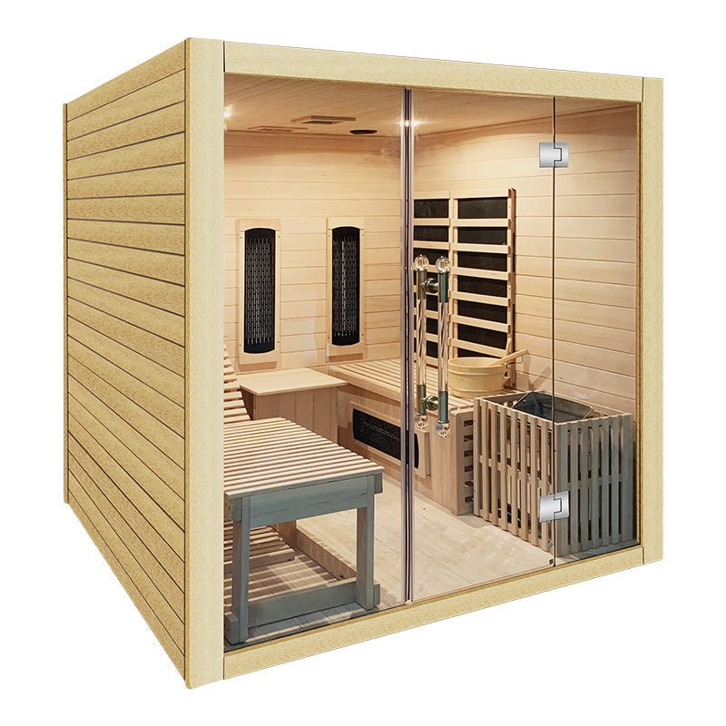 Steam and Far-infrared Dual-purpose Sauna - The Sauna World