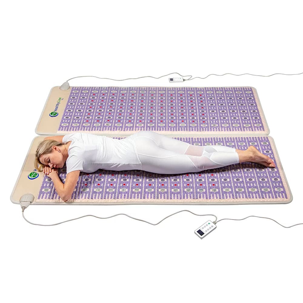 TAJ-Mat Queen 8060 Firm - Photon PEMF Split Inframat Pro by Healthyline - The Sauna World