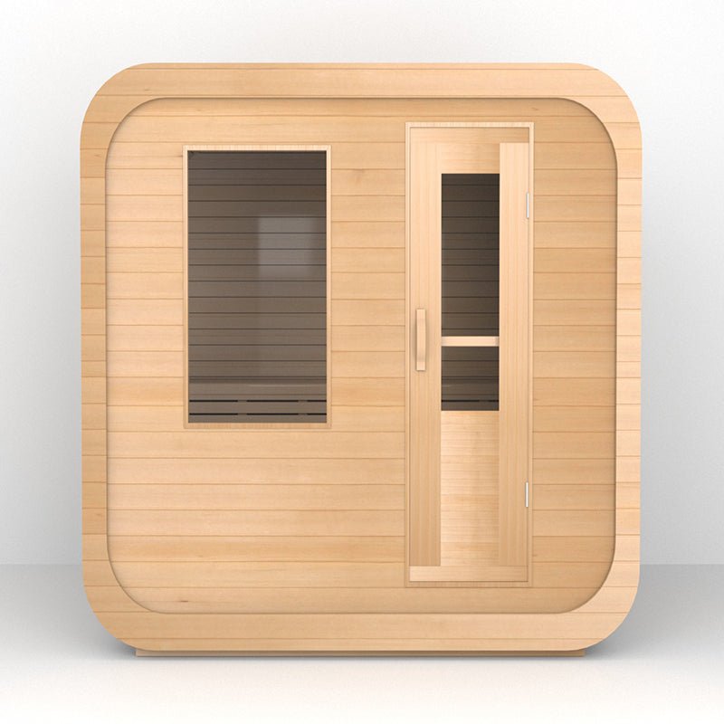 Traditional Outdoor Square Sauna - The Sauna World