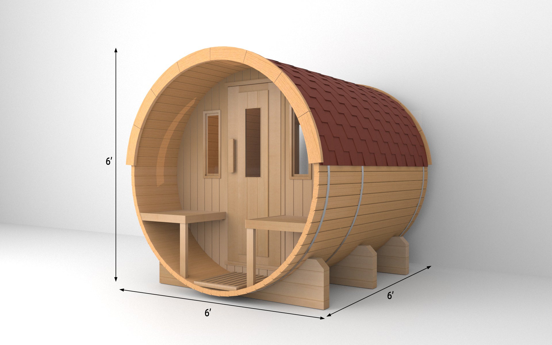 Traditional Steam Barrel Sauna - The Sauna World