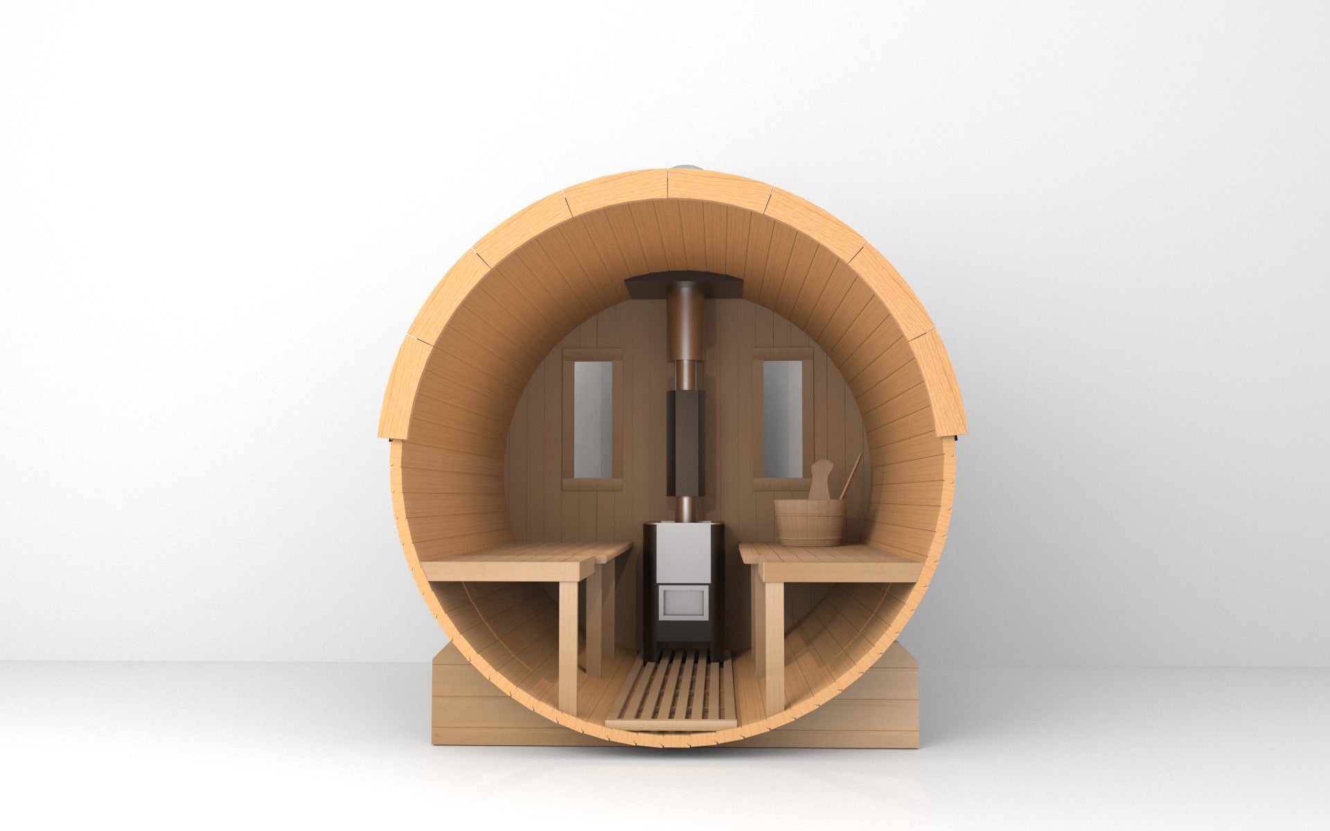 Traditional Steam Barrel Sauna - The Sauna World