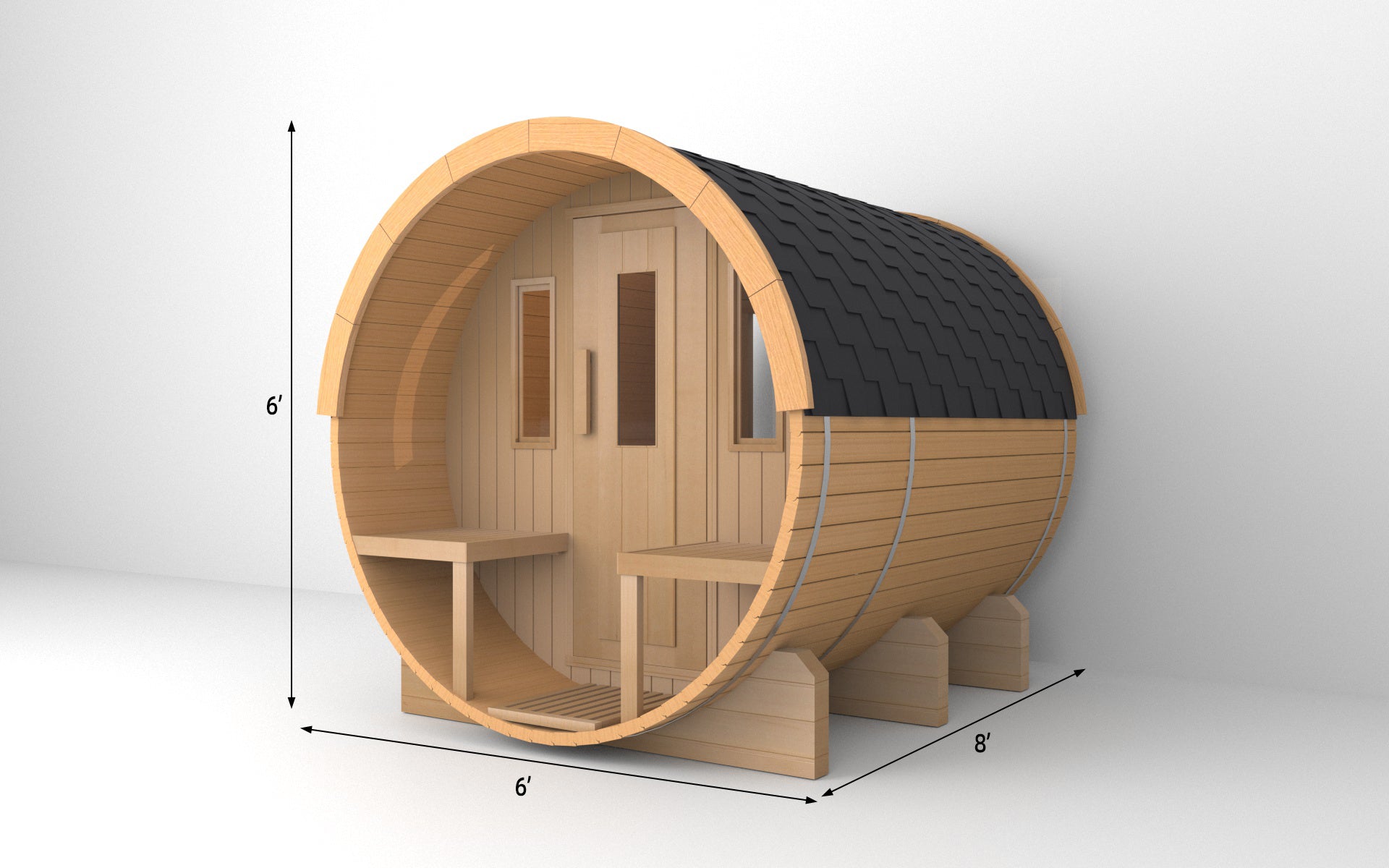 Traditional Steam Barrel Sauna - The Sauna World