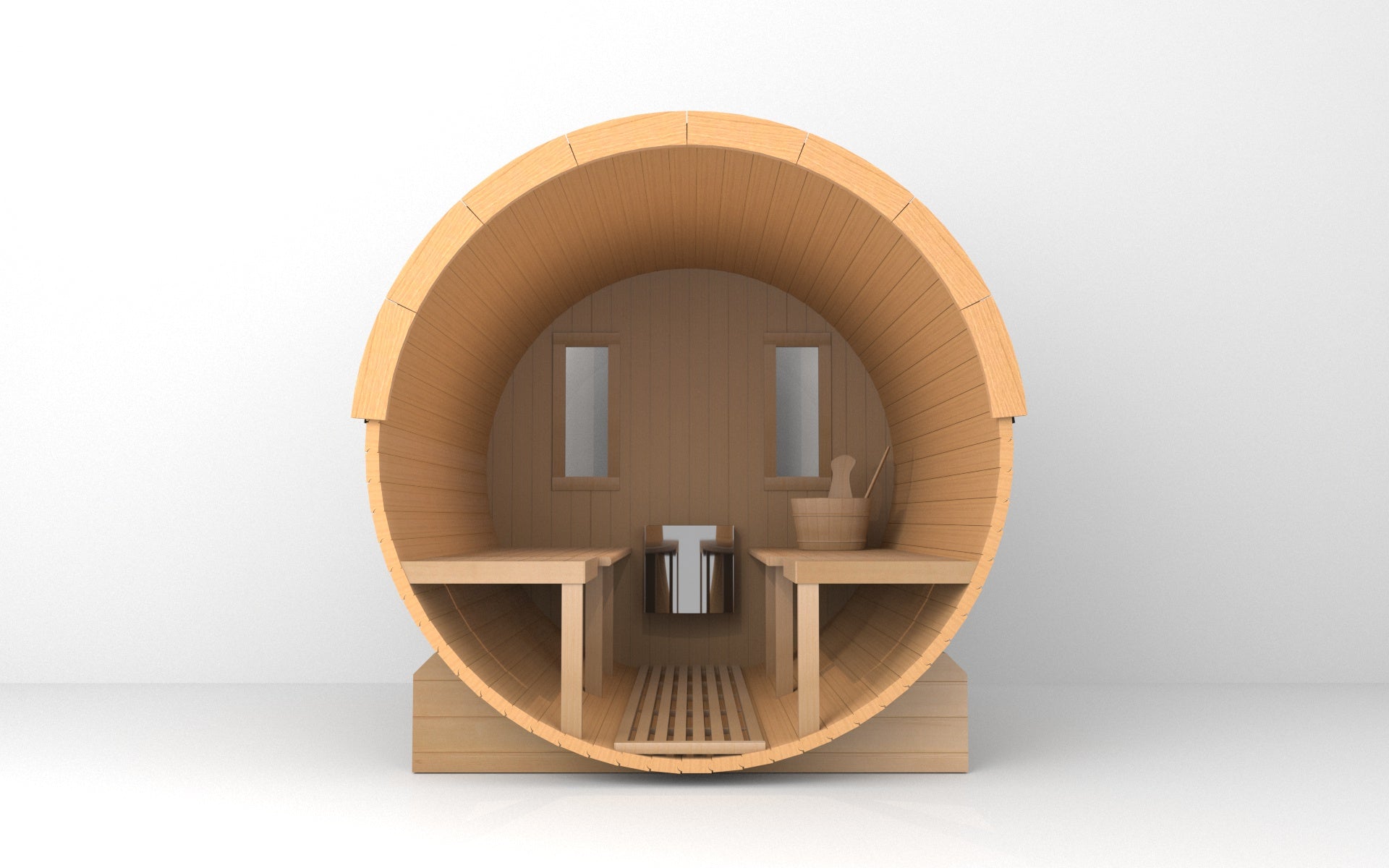 Traditional Steam Barrel Sauna - The Sauna World