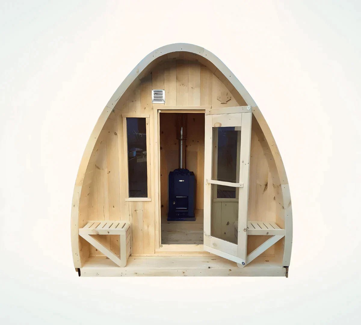 True North Large Pod Outdoor Sauna - The Sauna World