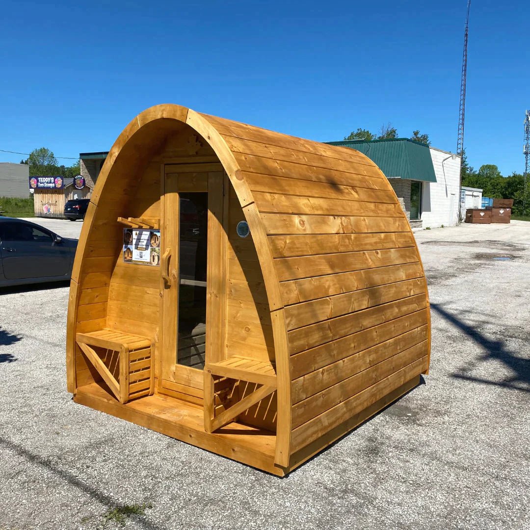 True North Tiny Pod Outdoor Sauna - The Sauna World