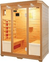 Wooden Dry sauna Cabin Customized Far Infrared Sauna Room - The Sauna World