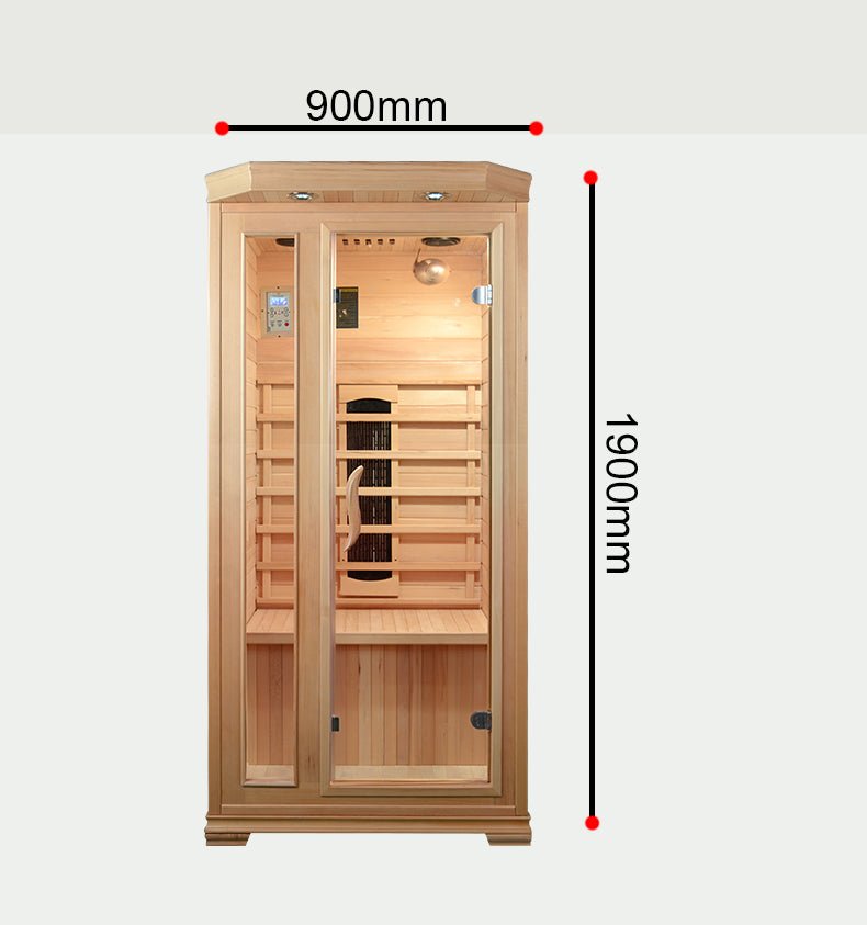 Wooden Dry sauna Cabin Customized Far Infrared Sauna Room - The Sauna World